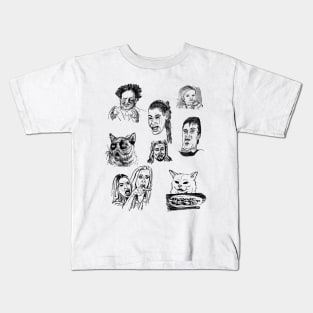 Memes Drawings Kids T-Shirt